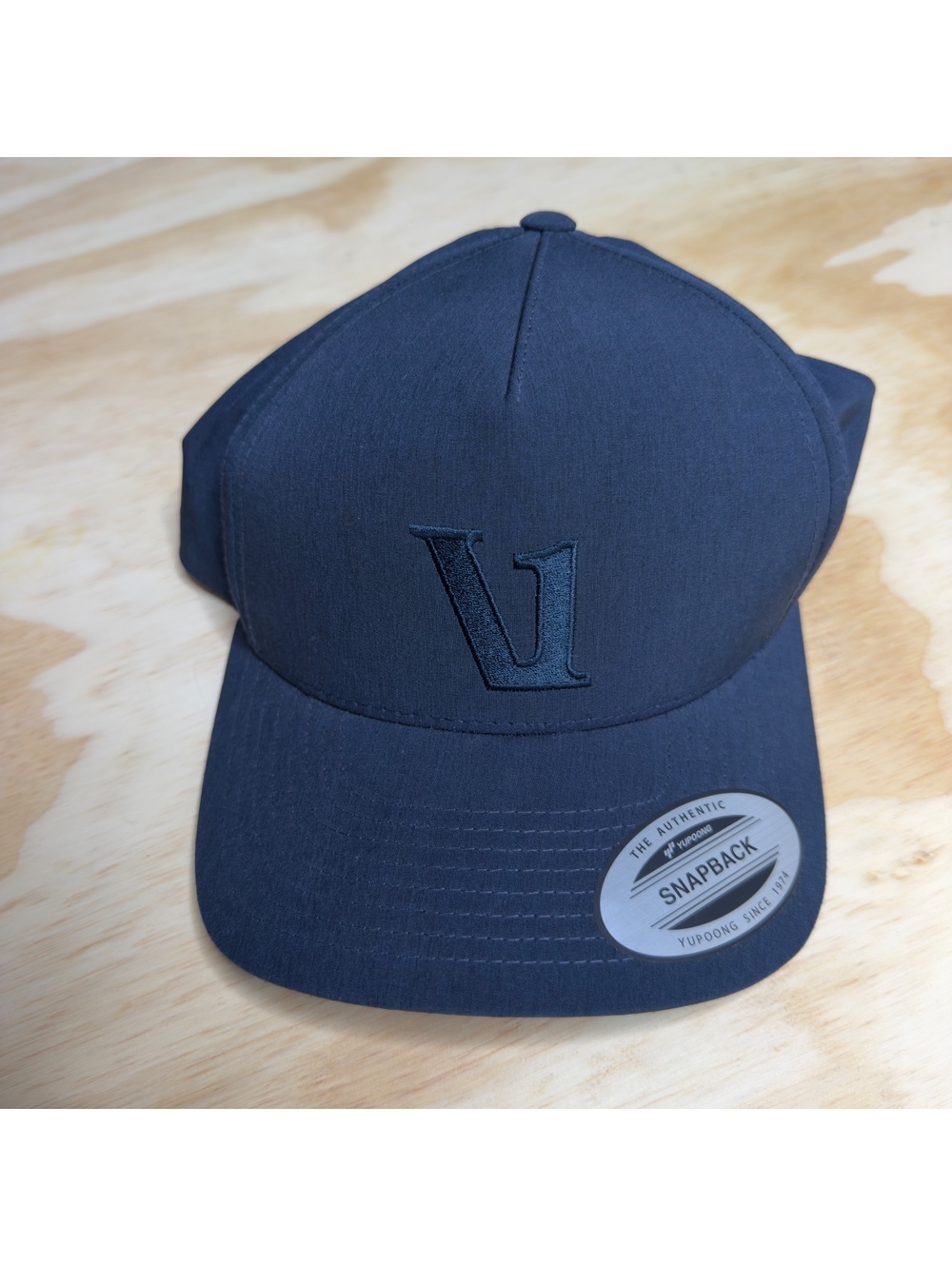 Vuori Magnitude Snapback Adjustable Hat Navy Heather Unstructured Lightweight